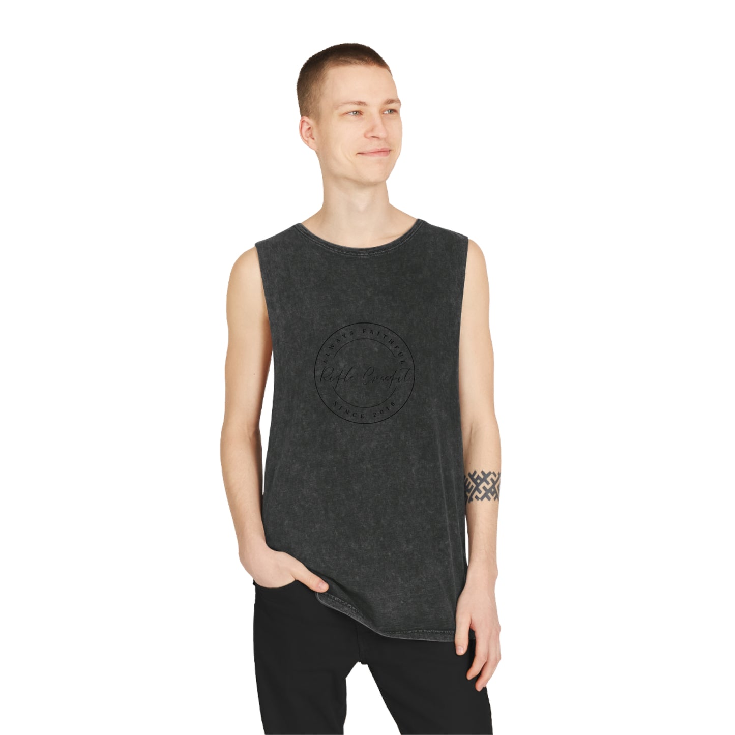 Unisex Stonewash Tank Top